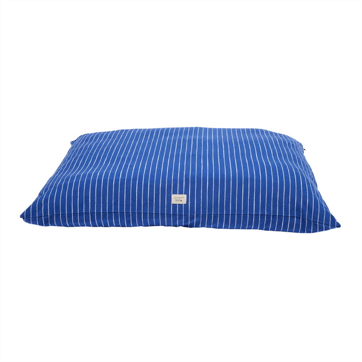 OYOY ZOO - Kyoto Dog cushion, large, optic blue