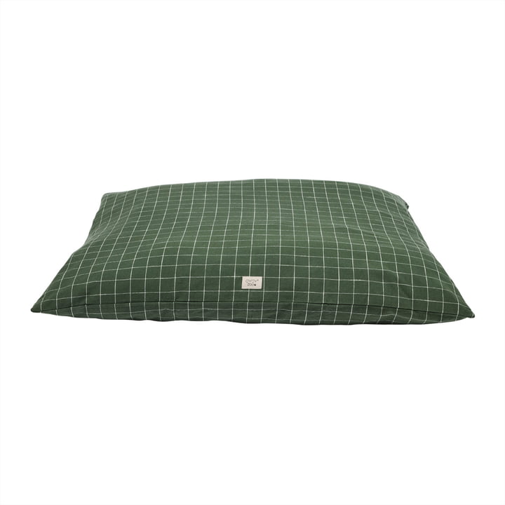 OYOY ZOO - Kyoto Dog cushion, large, olive