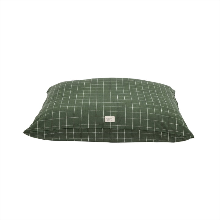 OYOY ZOO - Kyoto Dog cushion, medium, olive