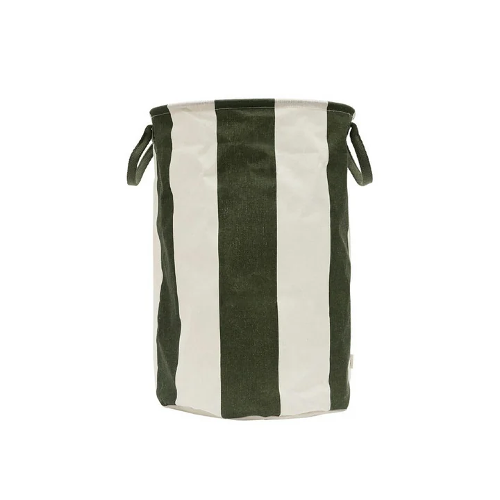 OYOY - Kara Laundry basket, Ø 38 x H 54 cm, dark green