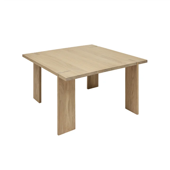 OYOY - Square Coffee Table large, 80 x 80 cm, natural oak