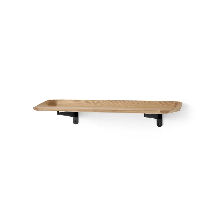 & Tradition - Guild HM14 Wall shelf, 75 x 22.5 cm, black / oak lacquered