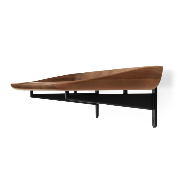& Tradition - Guild HM wall shelf, black / walnut lacquered