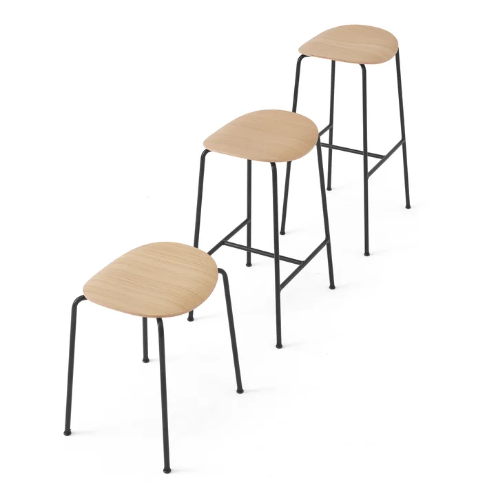 & Tradition - Pavilion Stool, oak
