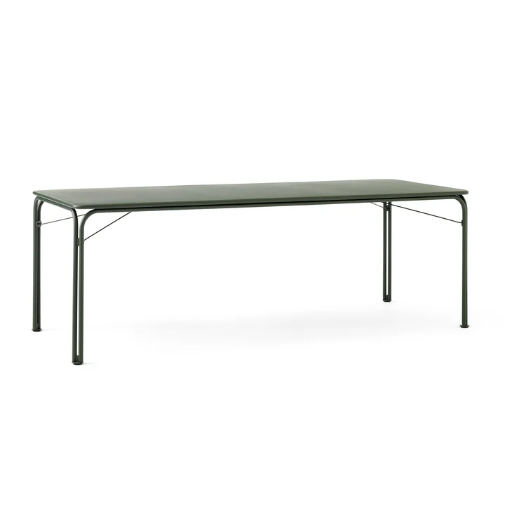 & Tradition - Thorvald SC99 Garden table, 220 x 90 cm, bronze green