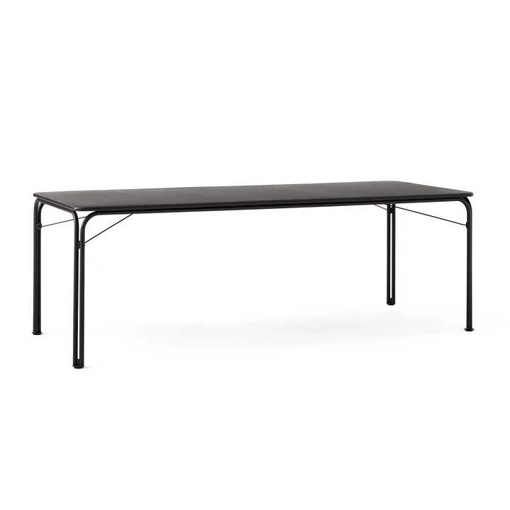 & Tradition - Thorvald SC99 Garden table, 220 x 90 cm, warm black