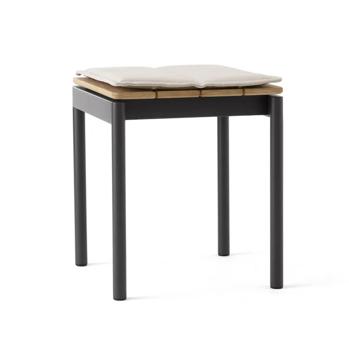 & Tradition - Ville AV47 Garden stool with seat cushion, beige