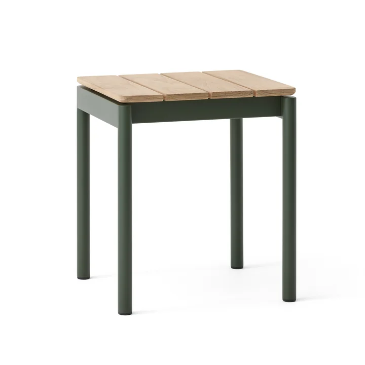 & Tradition - Ville AV47 Garden stool, teak / bronze green