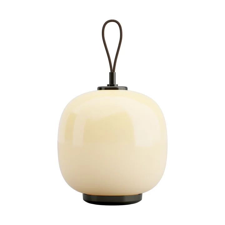 Louis Poulsen - VL45 Radiohus Portable LED table lamp, brass / glossy pale yellow