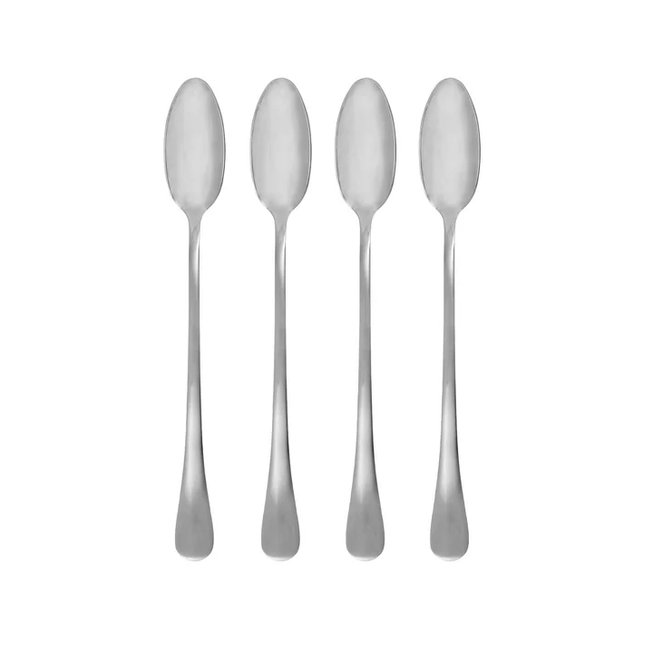 House Doctor - Brush spoon, long, silver-finish (set of 4)