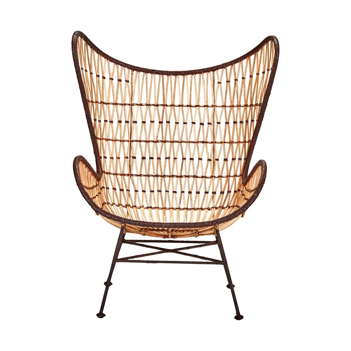 House Doctor - Flow Lounge Chair, natural rattan