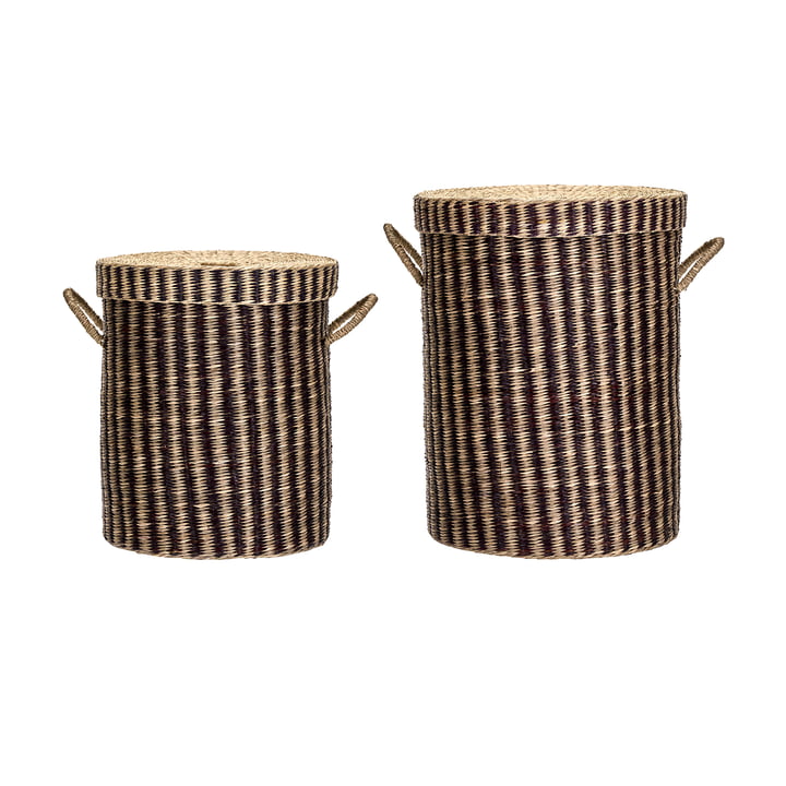 House Doctor - Laundry hamper, natural (set of 2)