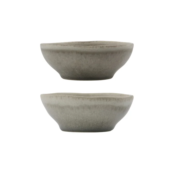 House Doctor - More bowl, gray (set of 2)