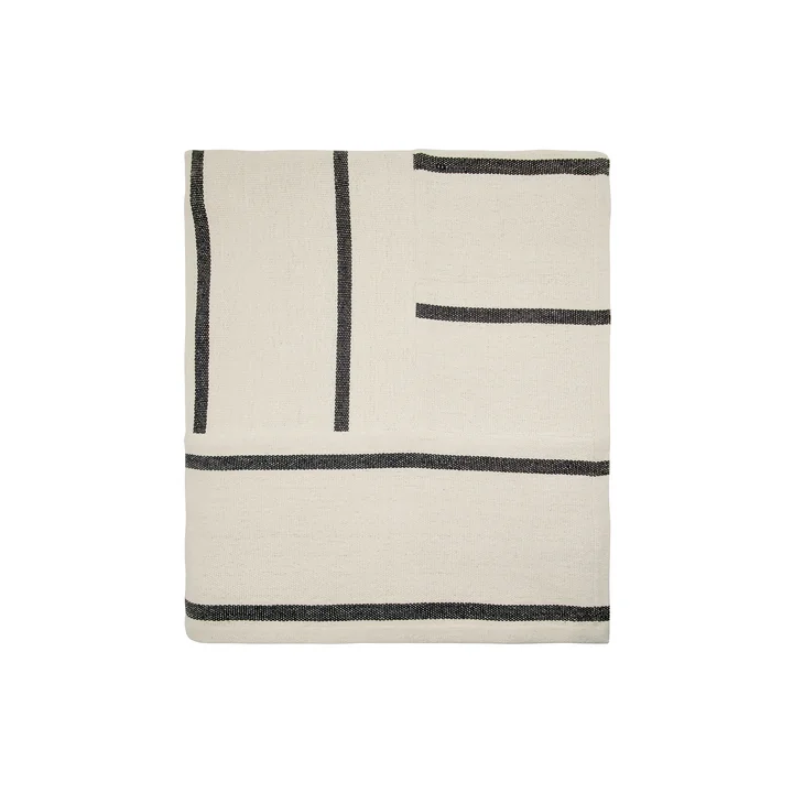 House Doctor - Nula bedspread, 160 x 240 cm, dark brown