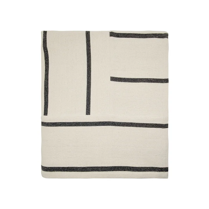 House Doctor - Nula bedspread, 250 x 250 cm, dark brown