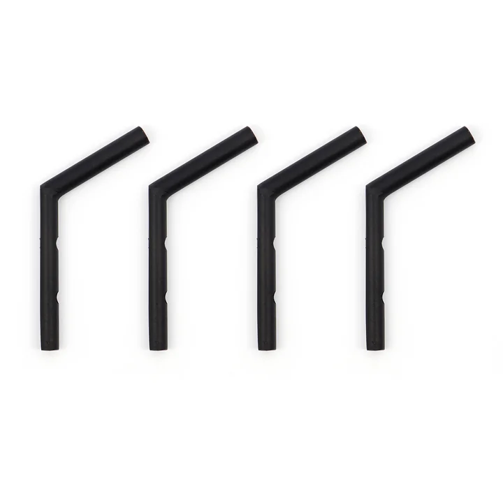 House Doctor - Paro wall hooks, black (set of 4)