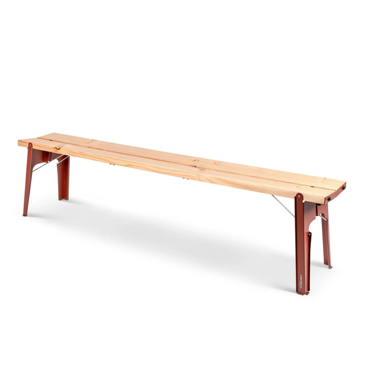 Weltevree - Salut outdoor bench 190 x 30 cm, oxide red