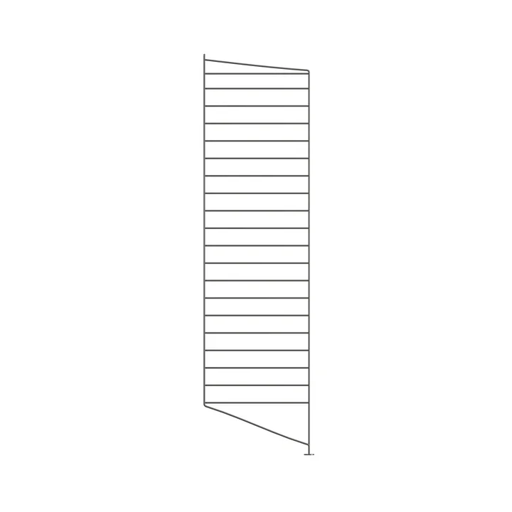 String - Bottom ladder for String (Works) shelf 115 x 30 cm, dark gray