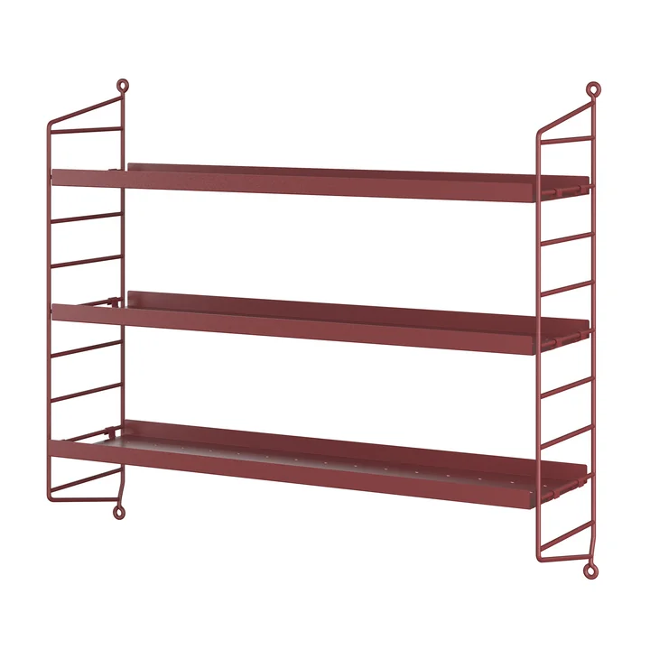 String - Pocket Metal, brown-red RAL 3011