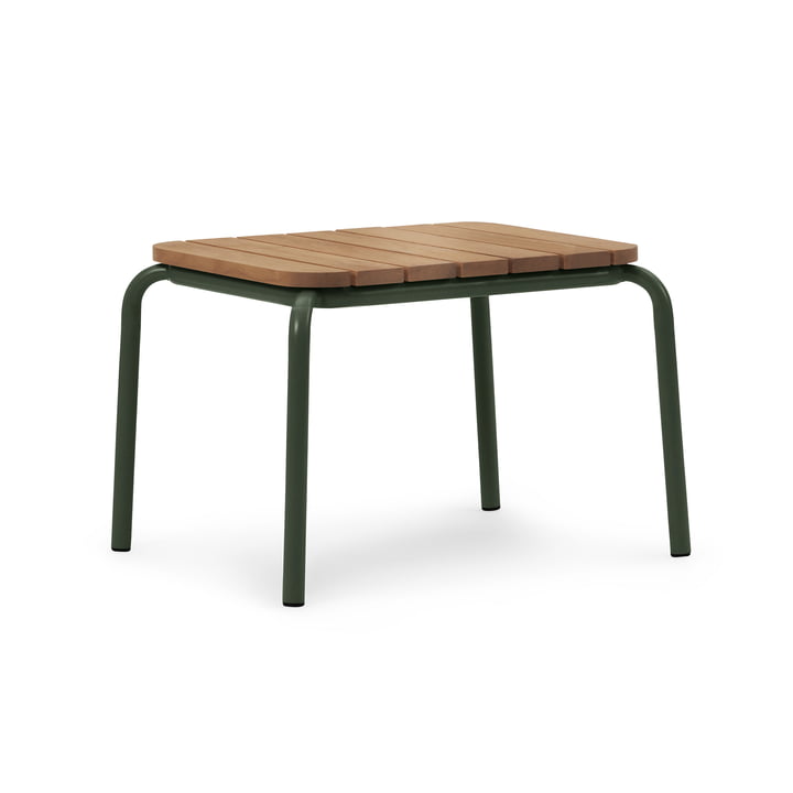 Normann Copenhagen - Vig Side table, 55 x 45 cm, dark green / robinia