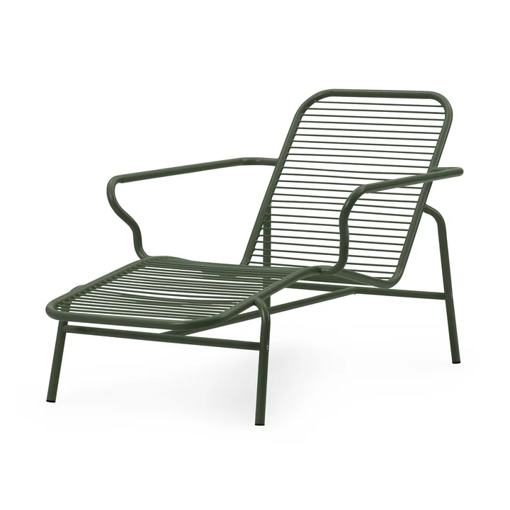 Normann Copenhagen - Vig Deck chair, dark green
