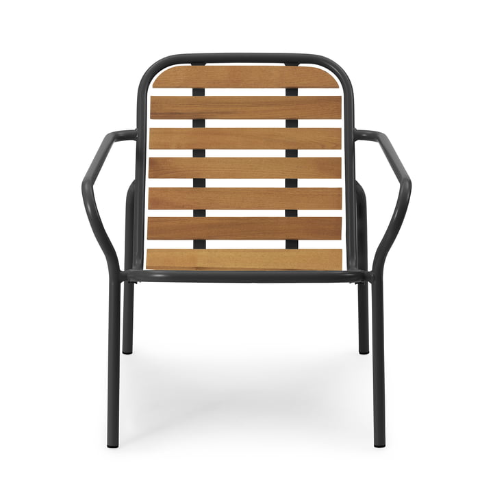 Normann Copenhagen - Vig Lounge Chair, black / robinia