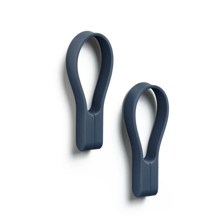 Zone Denmark - Loop Magnetic towel rail, royal blue (set of 2)