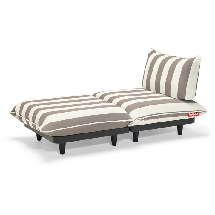 Fatboy - Paletti Outdoor Daybed, white / cocoa striped