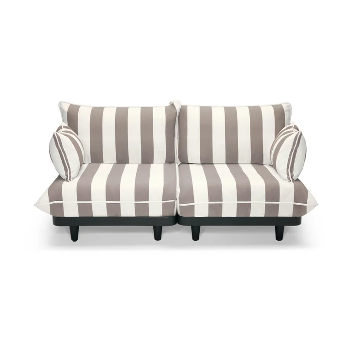 Fatboy - Paletti Outdoor Lounge sofa, white / cocoa striped