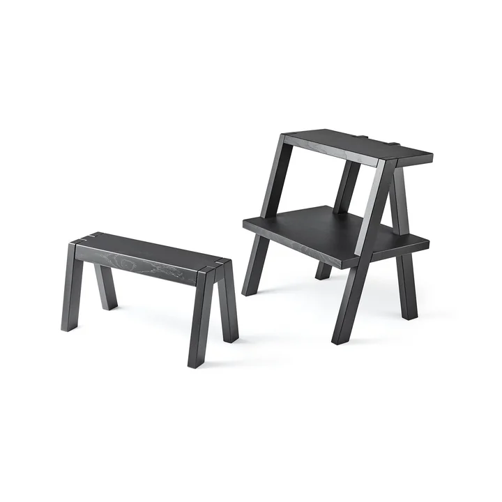 Little Black" stool and AEKI stool from Auerberg