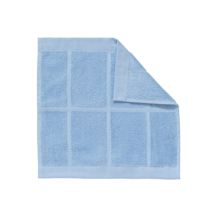 Tiiliskivi Mini towel, 30 x 30 cm, light blue (spring/summer 2025) from Marimekko