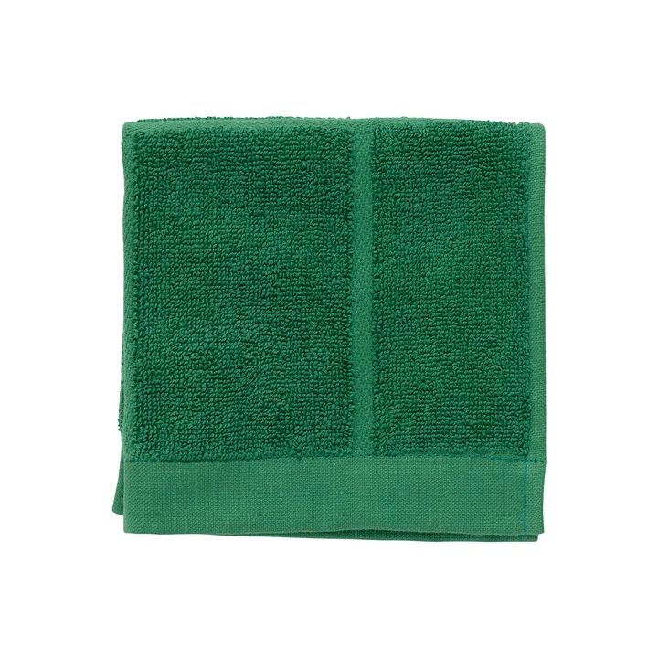 Tiiliskivi Mini towel, 30 x 30 cm, green (spring/summer 2025) from Marimekko