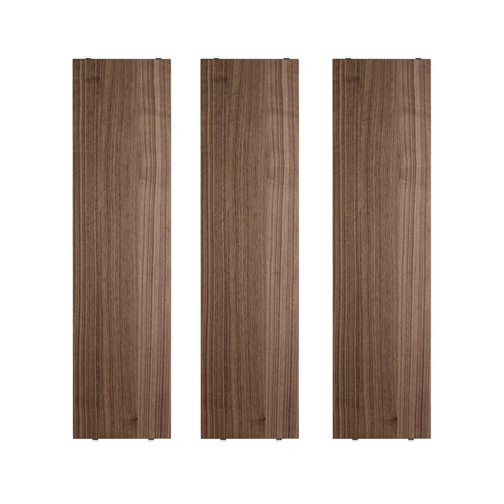 String - Shelf 78 x 20 cm (3-pack), walnut