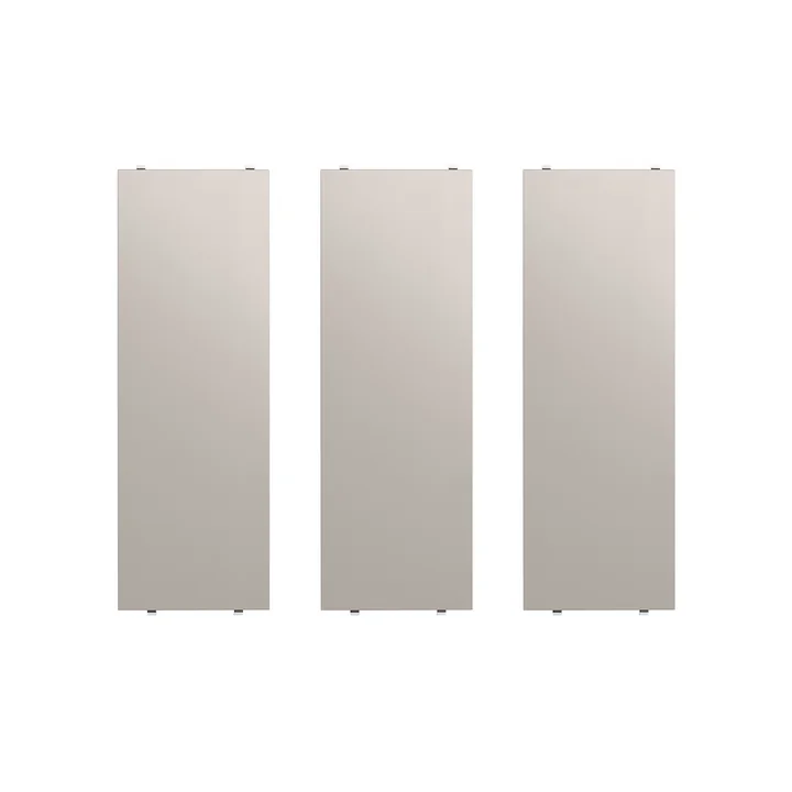 String - Shelf 58 x 20 cm (3-pack), beige