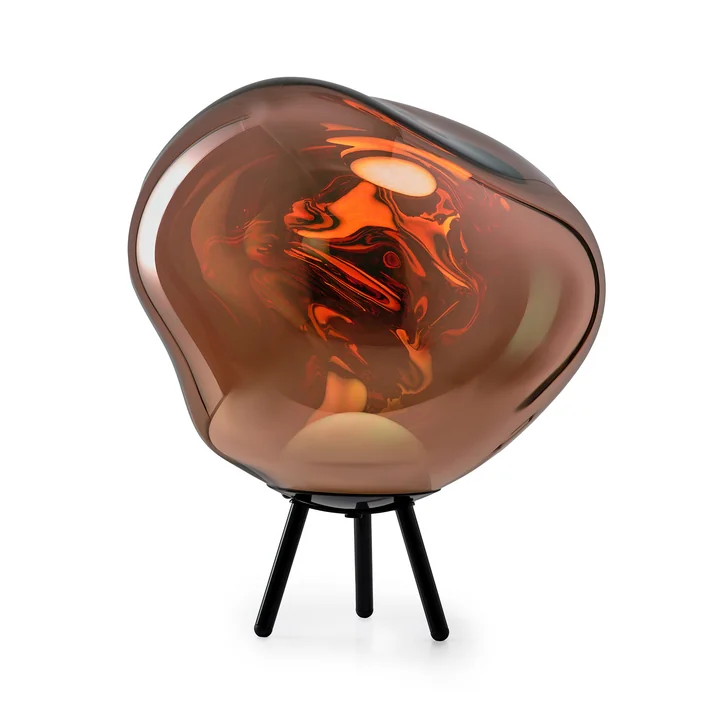 Tom Dixon - Melt LED floor light / pendant light with rechargeable battery, black / copper