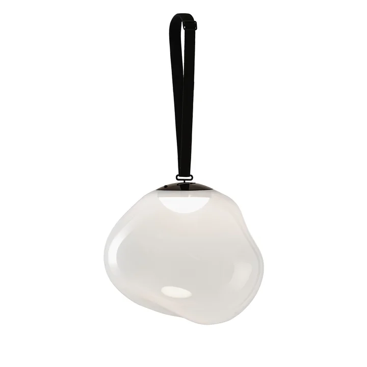 Tom Dixon - Melt LED floor light / pendant light with rechargeable battery, black / opal