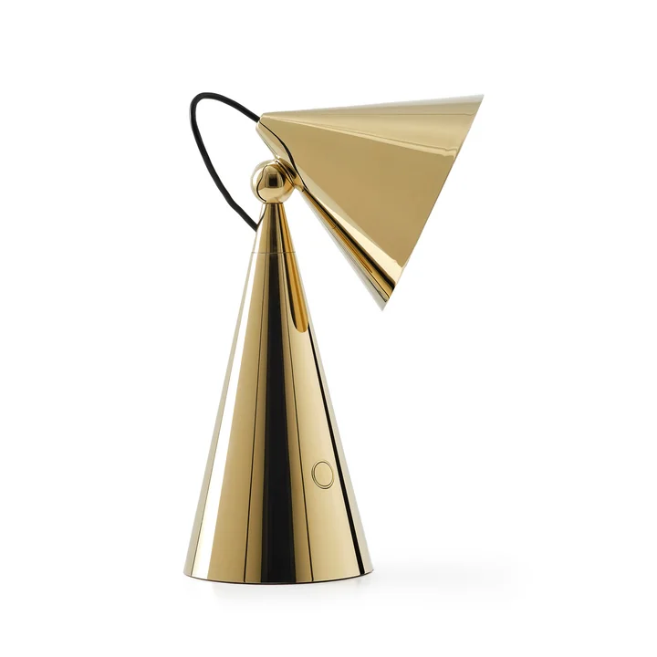 Tom Dixon - Pose LED table lamp with rechargeable battery, gold