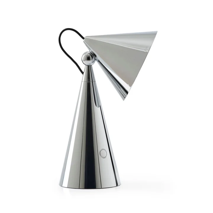 Tom Dixon - Pose LED table lamp with rechargeable battery, silver