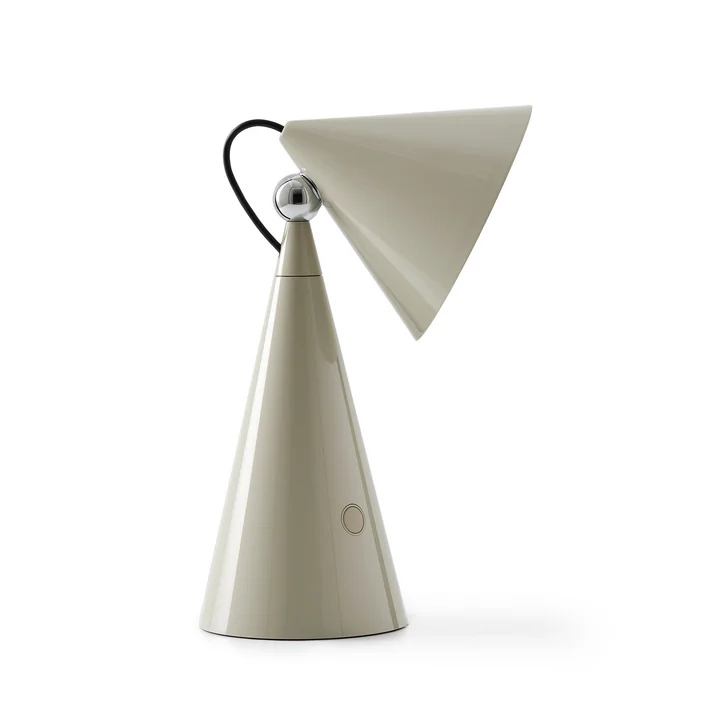 Tom Dixon - Pose LED table lamp with rechargeable battery, putty