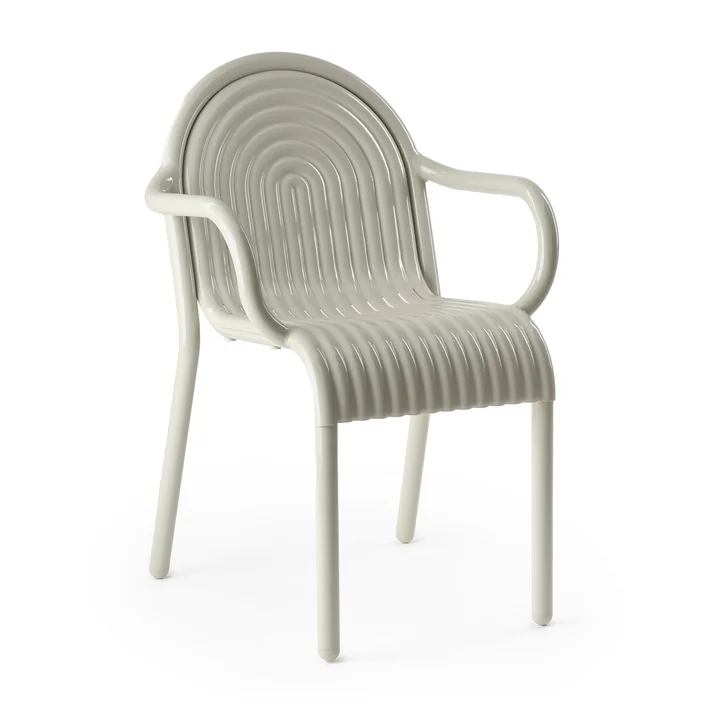 Tom Dixon - Groove Garden armchair, putty