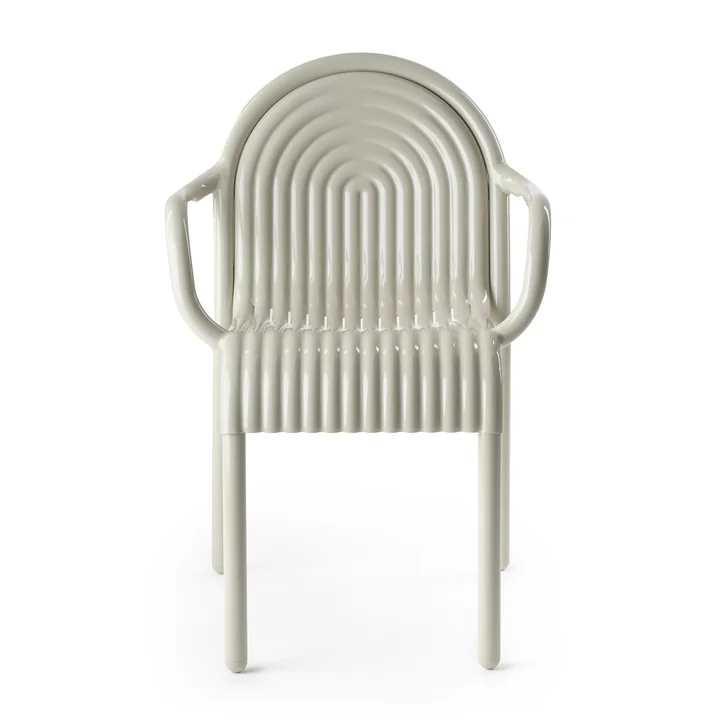 Tom Dixon - Groove Garden armchair, putty