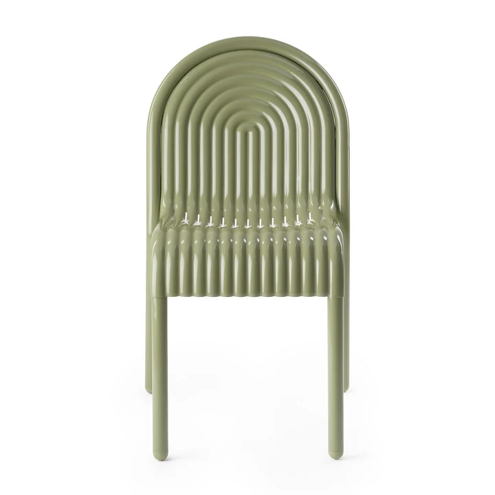 Tom Dixon - Groove Garden chair, moss green