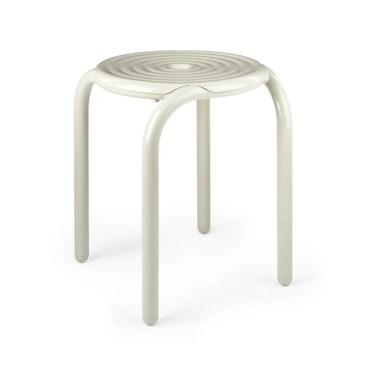 Tom Dixon - Groove Garden stool, putty