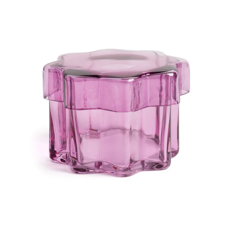 & klevering - Astral storage jar with lid 10.5 x Ø 16, pink