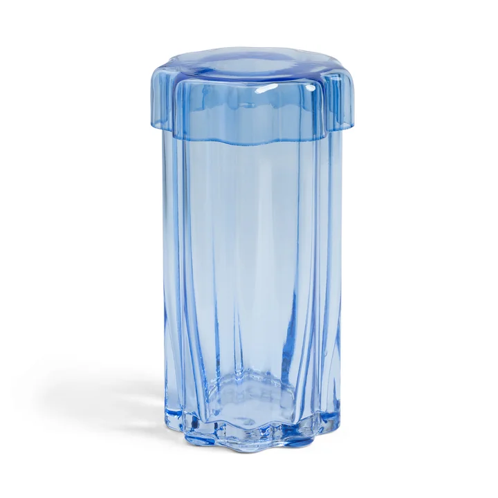 & klevering - Astral storage jar with lid 21 x Ø 11, blue
