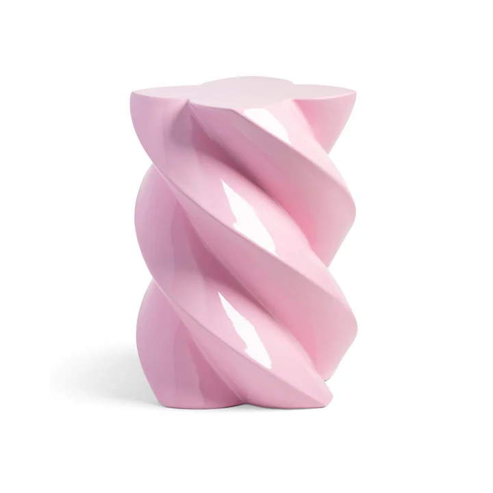 & klevering - Marshmallow side table 39.5 x Ø 29 cm, pink