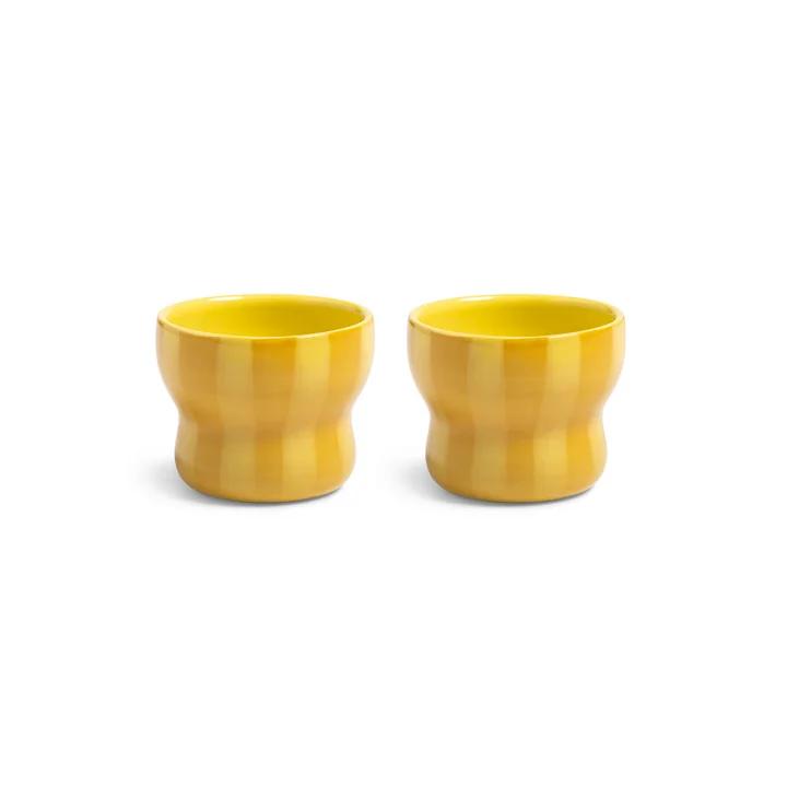 & klevering - Circus Mug 100 ml, yellow (set of 2)