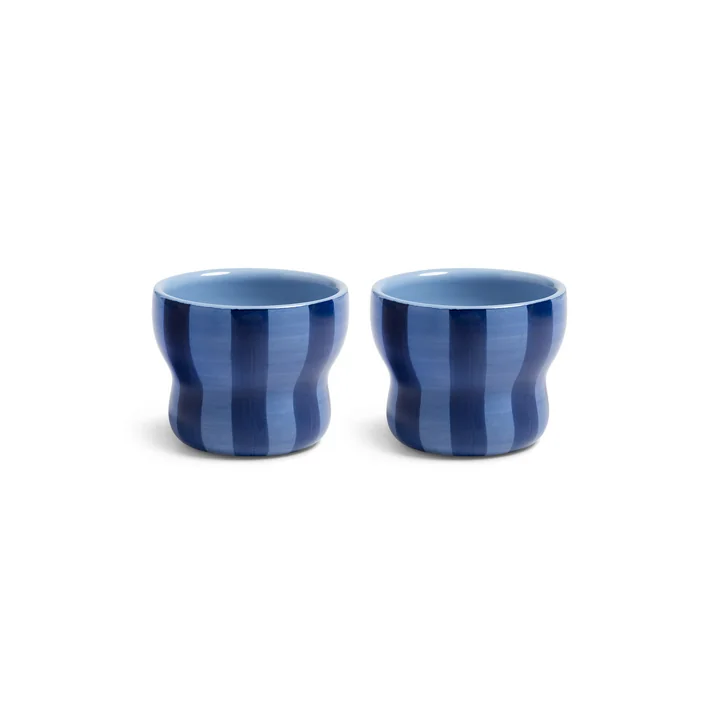 & klevering - Circus Mug 100 ml, blue (set of 2)