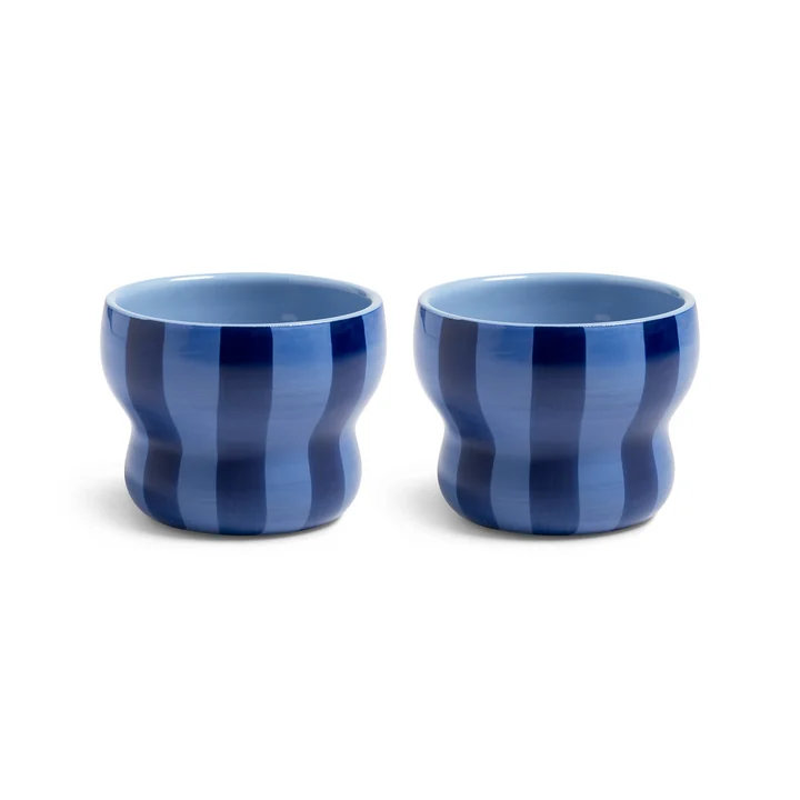 & klevering - Circus Mug 200 ml, blue (set of 2)