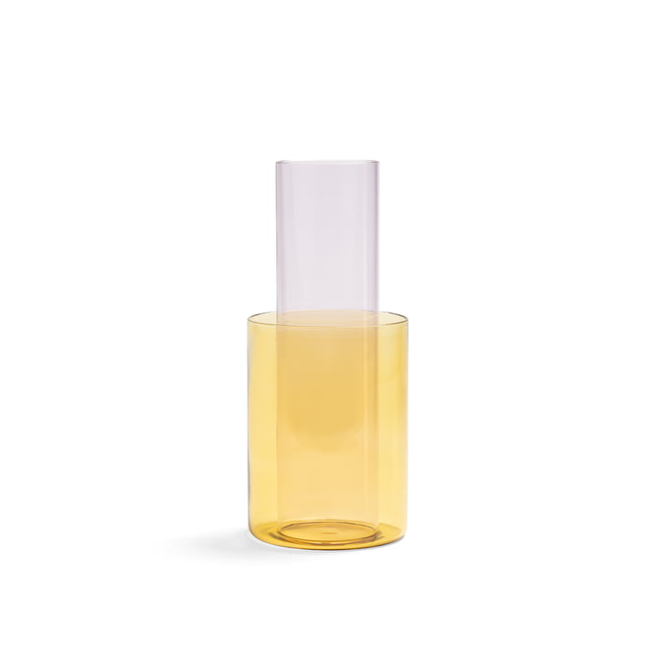 & klevering - Amphi Vase small, yellow (set of 2)